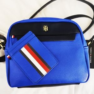 Tommy Hilfiger Crossbody Bag with pouch.